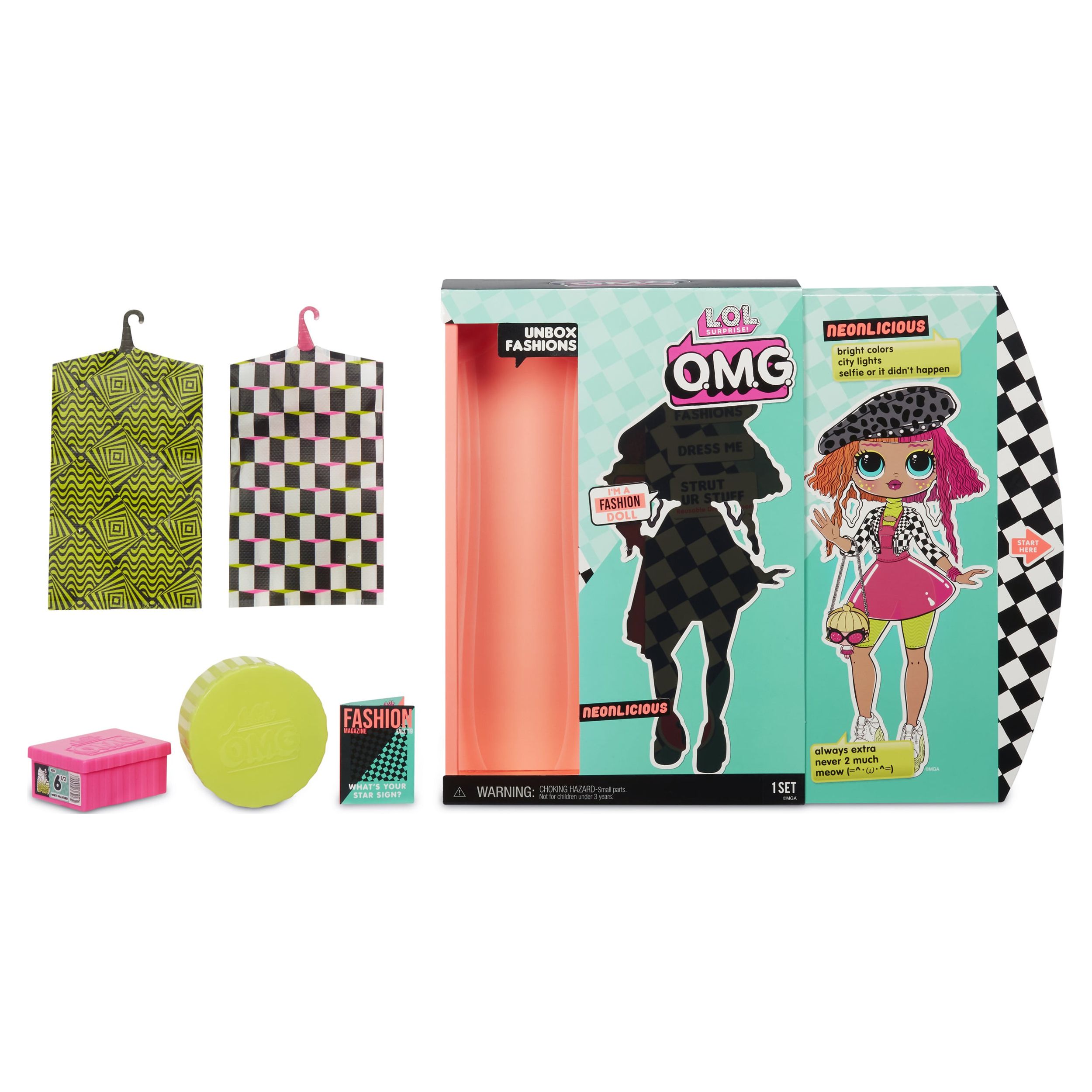 LOL Surprise OMG Neonlicious Fashion Doll With 20 Surprises, Great Gift for Kids Ages 4 5 6+ - image 4 of 7