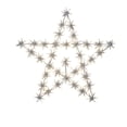 thumbnail image 4 of Hi-Line Gift Ltd. Mesmerizing 432 LED White Metal Snowflake Star Light, 4 of 8