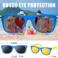 thumbnail image 4 of Gafas de sol AGGKKY para niños, neón, paquete de 24 unidades con protección UV400, 4 of 7