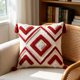 thumbnail image 1 of BohemianStyle Tufted Throw Pillow Cover 5 Colors Available Geometric DiamondPattern Cushion Cover With Tassels Ideal For Sofas Beds And Home Decor, 1 of 6