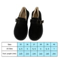 thumbnail image 3 of Piel Otoño Invierno Zapato Goma Mujer Mocasines Cómodos Ligero (39) Negro Ndcxsfigh Tenis De Mujer Tenis De Hombre, 3 of 7