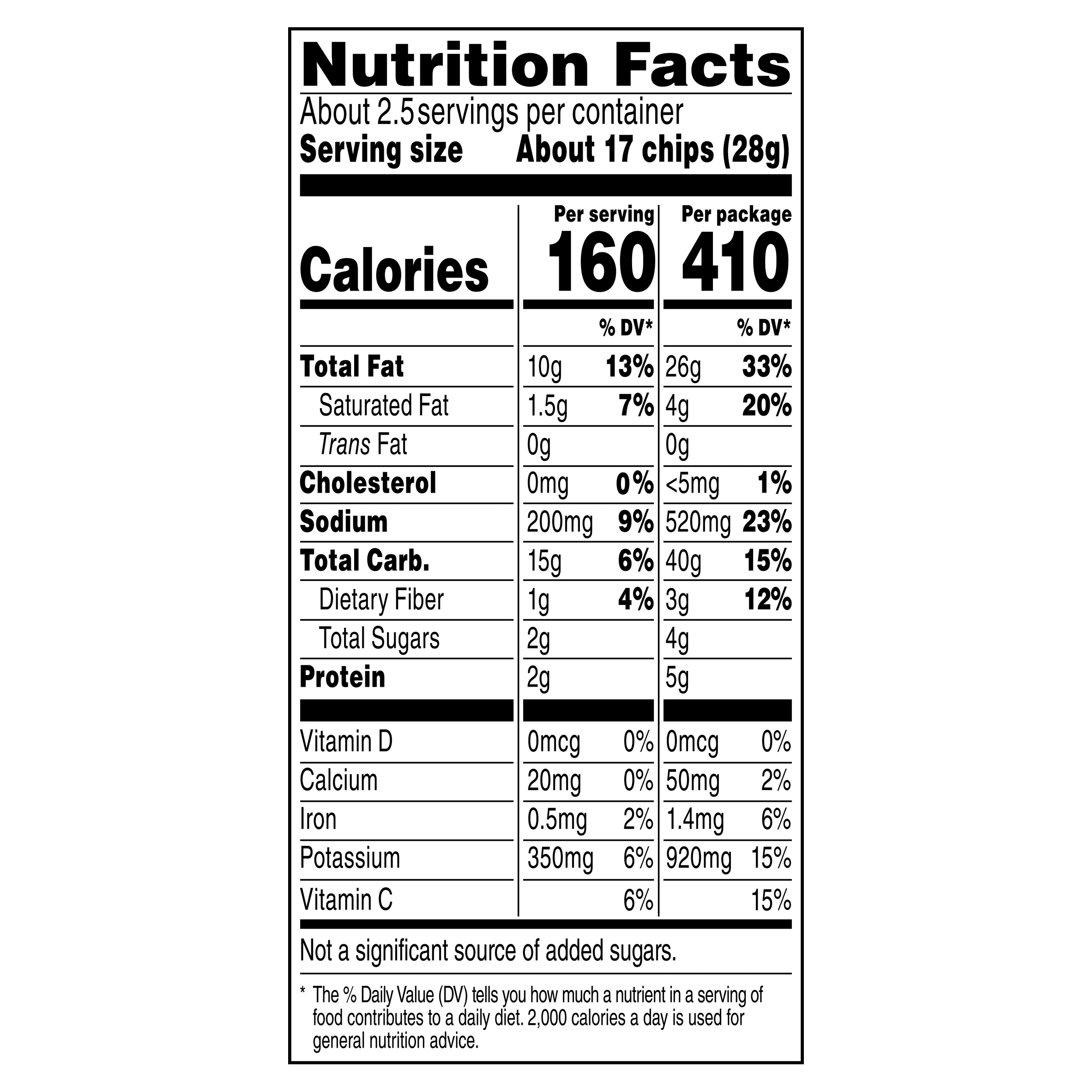 Lay's Cheetos Cheese Flavored Potato Chips, 2.625oz Single Pack