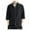 Black, variant on BSDJILFG Big and Tall Linen Shirts for Men,Mens Casual 3/4 Short Sleeve Comfy Button Down Shirts Blouse on ,Sizes M-5XL