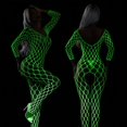 thumbnail image 3 of Lencería Sexy luminosa para mujer, Body Porno, trajes de cuerpo sin entrepierna, picardías de rejilla, ropa interior, trajes eróticos, nuevo, 3 of 5