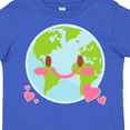 thumbnail image 4 of Inktastic Happy Earth Day with hearts Boys or Girls Toddler T-Shirt, 4 of 5