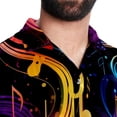 thumbnail image 5 of Note Men's Casual Button Down Short Sleeve Printed Summer Beach Shirts, 5 of 6