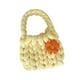 thumbnail image 5 of Bolso de crochet para mujer, con asa superior, elegante y suave, para fiesta de trabajo. amarillo, 5 of 9