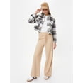 thumbnail image 4 of Drawstring Wide Leg Jogger Sweatpants, 4 of 6