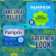 Pamprin Multi-Symptom Caplets 40 Caplets (Pack of 4)