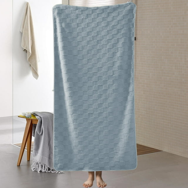 Toalla de baño de terciopelo para adultos | Poliéster engrosado sobredimensionado 140x70cm súper absorbente de secado rápido | Suave sensación de lujo | Múltiples colores | Ligereza | 350g | Uso de