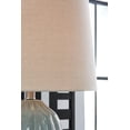 thumbnail image 4 of Signature Design by Ashley Hadbury Modern Ceramic Table Lamps - Set of 2, Pale Teal, 4 of 6