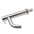thumbnail image 3 of Robinet d'Évier, Robinet en Acier Inoxydable avec Traitement de Surface Brossée pour Cuisines, Robinet Simple Froid Sans Tube, Robinet Simple Froid Plat Sans Tube, 3 of 7