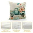 thumbnail image 4 of Nawypu Spring Throw Pillow Covers Hello Spring Truck Bicycle Floral Pillow Covers Throw Pillover Case Farmhouse Decorative for Sofa Bed, Modern Couch Pillow Covers, 4 of 5