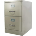 thumbnail image 1 of MUNDO IN MUEBL Archivero Metálico 14112 | Tamaño Oficio | 2 Gavetas | Pedtal Vertical para Oficina, Metálico | Gavetas con Cerradura y Etiquetas | Ideal para pacios Ejecutivos | Color Arena, 1 of 5