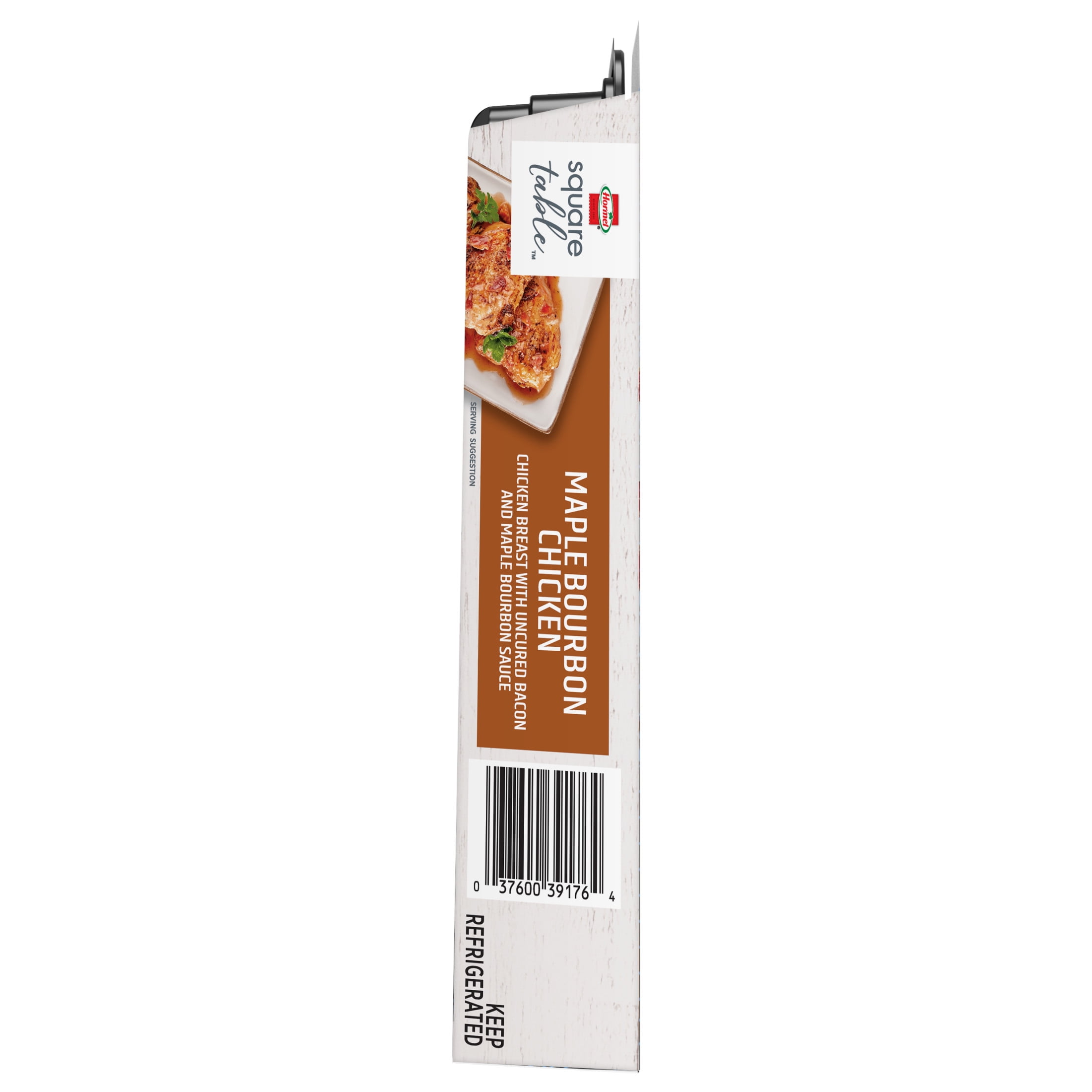 HORMEL SQUARE TABLE Maple Bourbon Chicken with Bacon, 15 oz Tray