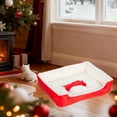 thumbnail image 5 of Christmas Pet Bed Villa Cat Dog Winter Warm 2-in-1 Structure Detachable Washable Thick Cloth Red Private Enclosed Open Cozy Nest Mat Multi-Size Scratch-Resistant Holiday, 5 of 5