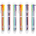 thumbnail image 1 of 24 Pack 0.5mm 6-in-1 Multicolor Ballpoint Pen 6 Colors Retractable Ballpoint Pens(), 1 of 1