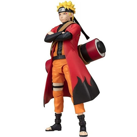 FASLMH Bandai S.H. Figuarts Naruto Uzumaki Sage Mode (Advanced Mode) Naruto: Shippuden Action Figure, 8 Inches Boxed