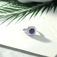 thumbnail image 4 of Gem Stone King 2.00 Ct Cushion Blue Lapis 925 Sterling Silver Ring, 4 of 4