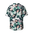 thumbnail image 5 of Uemuo Cute Poodle Dog Pattern Cotton Linen Short Sleeve Shirts,Casual Lightweight Button Down Shirts,Vacation Beach Summer Tops-4X-Large, 5 of 7