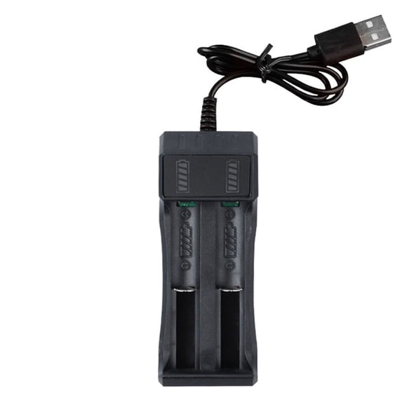 Chargeur de Batterie 1/2/4 Fentes Chargeur Double pour 18650 Batterie au Lithium Rechargeable 4,2 V