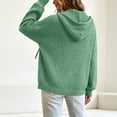 thumbnail image 7 of DeHolifer Womens Hoodies Zip Up Jackets Lightweight Tunic Sweatshirt Open Front Cardigan Green M, 7 of 7