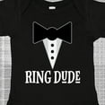thumbnail image 4 of Inktastic Ring Dude Ringbearer Mock Tuxedo Wedding Boys Baby Bodysuit, 4 of 5