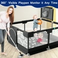 thumbnail image 7 of HioHa Baby Playpen, Baby Playard with Basketball Hoop, Portable Play Yard Baby Fences for Infant Toddler, 7 of 7