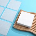 thumbnail image 3 of 100 Pcs Makeup Remover Pads Non-woven Fabric Disposable Square Thin Facial Cleansing Makeup Sheets Nail Polished Pads, 3 of 4