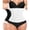 B# Black+white(height: 11")-XX-Large, variant on B# Black+white(height: 11\") Black + White Waist Trainer Corset Shapewear