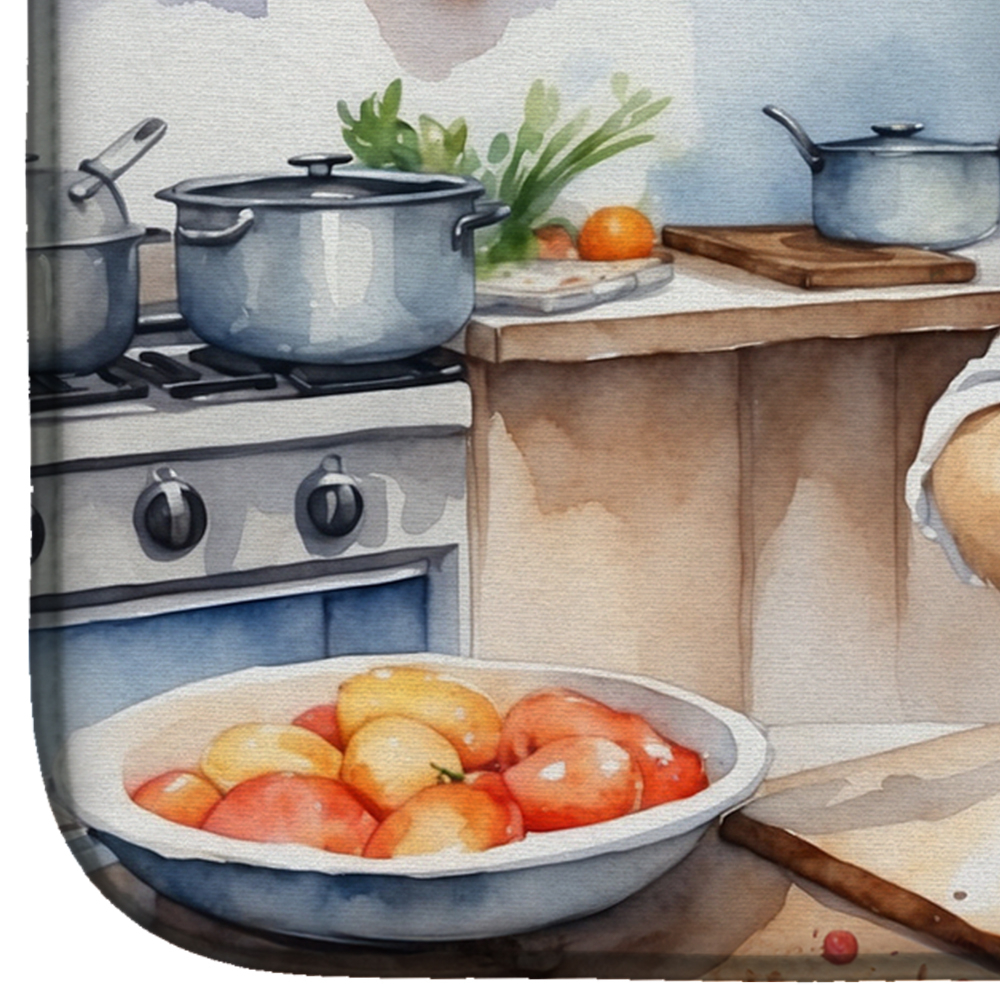 Carolines Treasures DAC6191DDM 21 x 14 in. Anatolian Shepherd The Chef Dish Drying Mat