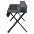 thumbnail image 3 of Staples Emerge Vizon 47" Gaming Desk Black 59260, 3 of 8
