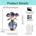 thumbnail image 2 of LEFTHIGH Home Valentine's Crystal Floral Vase Elegant Acrylic Centerpiece for Romantic Tabletop Mantel Decoration Valentines Day Decorations, 2 of 6