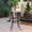 Bronze, variant on Faux Marble Coffee Table with MGO Durability for Indoor Outdoor Patio, 27.5L x 27.5W x 13.5H Inches, No Assembly Required