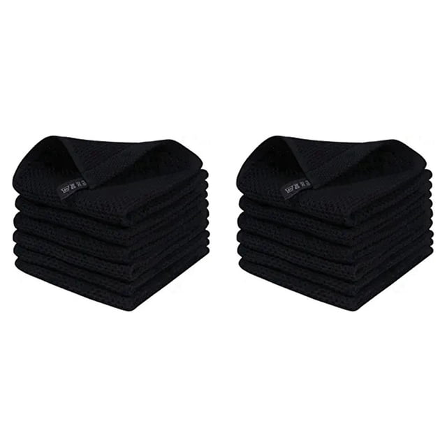 PañOs de Cocina, 12 Uds., PañOs de Cocina Absorbentes Ultrasuaves, PañOs de Cocina de Secado RáPido, 12 Pulgadas