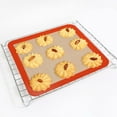 thumbnail image 5 of Silicone Square Baking Mats for 10 Inch Cake Pan, 9.65" Square Food Grade Silicone Mat for Baking Sheet for Cake / Pastry / Toast / Pie, non-stick reusable baking mat for 10x10 air fryer, 5 of 5
