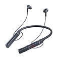 thumbnail image 4 of Monstrate Auricular compatible con Bluetooth 5.0 para colgar en el cuello Pantalla LED de energía Auriculares IPX3 Auriculares impermeables Cables de audio/vídeo, 4 of 6