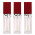 thumbnail image 1 of 3x 5ml DIY Botella Vacía para Lápiz Labial, Tubo Brillo Labial, Tubo Labial, con Tapa con Cepillo, 1 of 6
