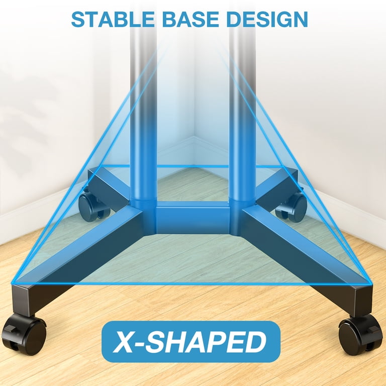 RTVR Rolling TV Cart Stand for 32-75 Inch Screens photo 6