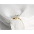 thumbnail image 5 of 14K Yellow Gold Plated Lab-Created Diamond 2Ct Radiant Cut Women Engagement Ring 925 Sterling Silver, 5 of 5