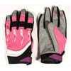 Race-Driven ATV MX Off Road Silicone Fingertip Riding Gloves Pink 3XL