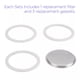 thumbnail image 3 of unbranded 5Ud Junta De Silicona De Repuesto Para Cafeteras Accesorios Cocina, 3 of 8