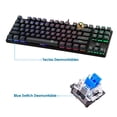 thumbnail image 4 of Teclado Mecánico Gamer Virtual Zone Switch Blue Retro Iluminado Rainbow Bora, 4 of 10