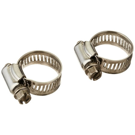 Laguna Tools - Stainless Steel Non-Kink Hosing Hose Clamp, 1/2 to 3/4-Inch, 2-Pack, Reversible argyle raincoat By Laguna