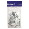 thumbnail image 2 of Plastmo P31000 Half Round Gutter Screws, Metal, Natural, 4-1/2", 2 of 2