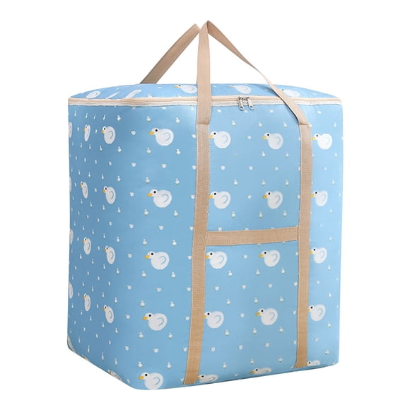 Clearance Storage O X F O R D Cloth Zipper Closet Organizers And Storage Box Moving Quilt Storage Basket Travel Large Capacity Clothing Organization And Storage Bag Storage Bags Vacuum Sealed