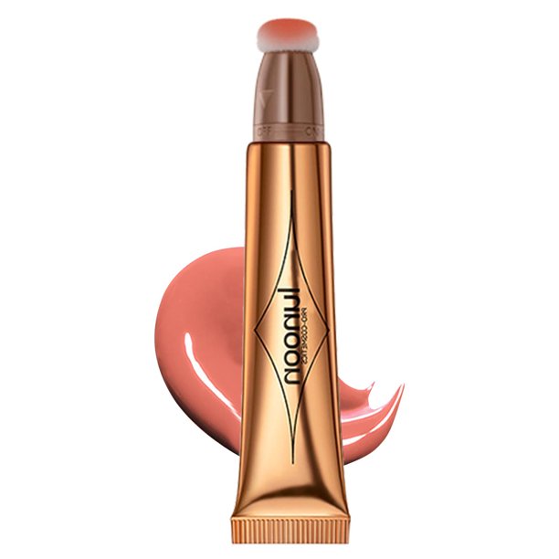 Blush Beauty Wand,Matte Face Blush with Cushion Applicator, Natural