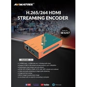 AVMATRIX SE1217 Ultra Stream 1-Channel HDMI Type-A Encoder for Live Streaming