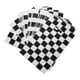 thumbnail image 4 of 50 bolsas de regalo con temática de coches de carreras, con estampado a cuadros en blanco y negro, para envolver regalos, para fiestas de cumpleaños, tiendas., 4 of 5