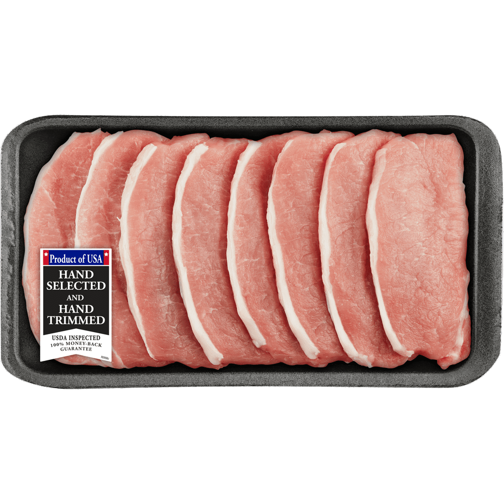 Pork Center Cut Loin Chops Thin Boneless, 1.0 2.2 lb